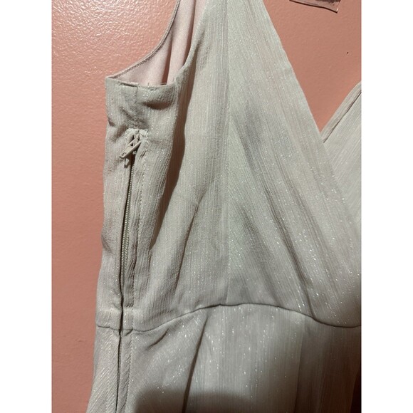 Speechless Womens Dress S Small Light Pink Sparkly V Neck Sleeveless Short - Picture 5 of 9